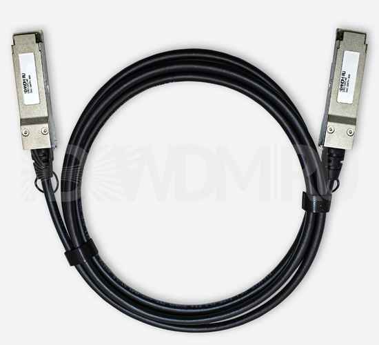 D-Link совместимый кабель Direct Attached (DAC), QSFP+, 30AWG, 40 Гб/с, 3 м